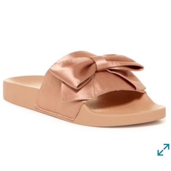 Report Shoes - Report Satin Bow Slide Sandal ✨NEW✨ in Box